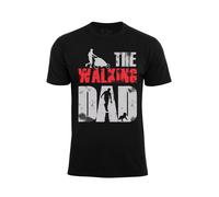 Cotton Prime Maglietta 'The Walking Dad' grigio / rosso / nero Uomo Cotton Prime XXL
