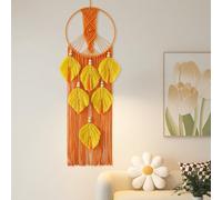 Cotton Rope Woven Dream Catcher Tapestry Hanging Ornament Handmade Wall Decoration Entrance(B)