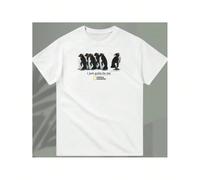 Cotton Short Sleeve T-Shirt I Just Gotta Be Me National Geographic Penguin Shirt, Trending Shirt 25, Gifts Suitable for Him, Her, Menswear Tshirt Fabric Casual Streetwear KOMFORT UND SICHERHEIT - Dies