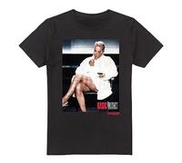 COTTON SOUL Basic Instinct Smoking Mens T Shirt, Black, Medium