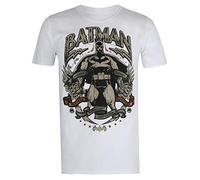 Cotton Soul DC Comics Batman Gotham Hero t-shirt unisex, bianco, bianco, L