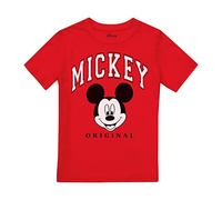 Cotton Soul Disney Mickey Original - Maglietta per ragazzi, colore: rosso, Rosso, 7-8 Anni
