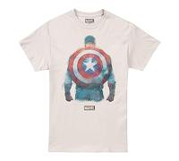 Cotton Soul Marvel Captain America Soldier - Maglietta da uomo, colore naturale, neutro, XL