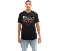 Cotton Soul Marvel Punisher Through Fire - Maglietta da uomo, colore: nero, Nero , M
