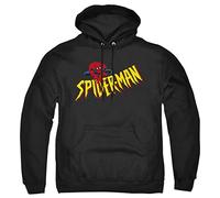 Cotton Soul Marvel Spiderman Glitch - Felpa con cappuccio da uomo, colore: nero, Nero , L