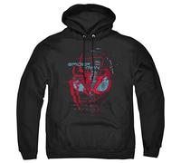 Cotton Soul Marvel Spiderman Sketch - Felpa con cappuccio, da uomo, colore: antracite, Nero , XL