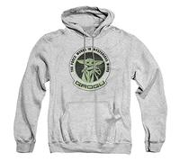 Cotton Soul Star Wars Mandalorian Grogu Paint Strips Felpa con cappuccio, colore: carbone, Grigio erica, M