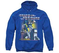 Cotton Soul Transformers Soundwave - Felpa da uomo con cappuccio, colore: blu reale, Royal, L