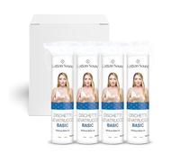 COTTON SOUND BASIC Dischetti Struccanti 100 Pezzi, Dischetti 100% Cotone, Adatti a Tutti i Tipi di Pelle, Ideali per la Rimozione del Trucco, Made in Italy (Confezione da 4)