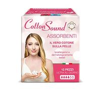 COTTON SOUND ULTRA ALI GIORNO Assorbenti con Cotone 12 Pezzi