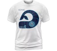 Cotton T-Shirt Keane Tee Tom Chaplin Tim Rice-Oxley Richard Hughes Jesse Quin White L