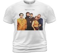 Cotton T Shirt Pulp His 'n' Hers Album Tee Jarvis Cocker Candida Doyle Nick White XXL