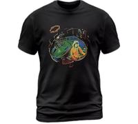 Cotton T-Shirt Ten Years After Rock & Roll Music to The World Album Tee Black L