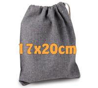 Cottonbagjoe Sacchetto di cotone | 17 x 20 cm | sacchetto di stoffa con coulisse | sacchetto per calendario dell'Avvento | sacchetto per il pranzo | sacchetto cosmetico | sacchetto portagioielli |