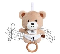 COTTONBEBE Carillon Neonati, Orso Carillon Lullaby Peluche con Una Dolce Melodia,da Appendere, Giocattolo per Neonato e Bambini 0+ MES