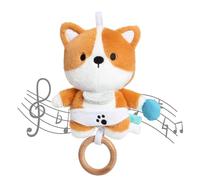 COTTONBEBE Carillon Neonati, Volpe Carillon Lullaby Peluche con Una Dolce Melodia,da Appendere, Giocattolo per Neonato e Bambini 0+ MES