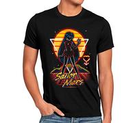 CottonCloud Sailor Mars T-Shirt da Uomo Moon Anime Manga Cosplay Crystal, Dimensione:XL