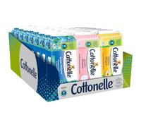Cottonelle - Display misto carta igienica umida 27 pezzi (12 x nutrienti naturali, 7 x sensitivi, 8 x cura pulita)