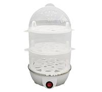 Cottore Uova Sode | Bollitore Uova Elettrico a 3 Livelli | Spegnimento Automatico Per Mais Gnocchi Zuppa