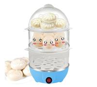 Cottore Uova Sode,Cottore A Vapore Automatico 3 Piani Per Uova Sode - Macchina Vapore Cucina con Spegnimento Automatico per Appartamenti Strutture Ricettive Affitti Business Dormitori