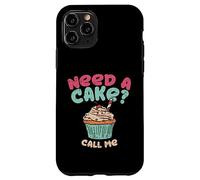 Cottura Bisogno Di Una Torta Chiamami Citazione Cupcake Pie Confetteria Custodia per iPhone 11 Pro