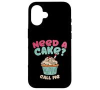 Cottura Bisogno Di Una Torta Chiamami Citazione Cupcake Pie Confetteria Custodia per iPhone 16