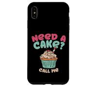 Cottura Bisogno Di Una Torta Chiamami Citazione Cupcake Pie Confetteria Custodia per iPhone XS Max