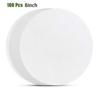 Cottura Carta Pergamena Liner Cucina Forniture Antiaderente Pizza Rotondo 100 Pz