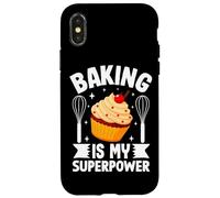 Cottura è il mio superpotere Cupcake Sbattere Custodia per iPhone X/XS