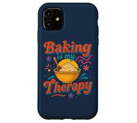 Cottura è la mia terapia Cucina Dolci Dolci Divertimento Culinario Custodia per iPhone 11
