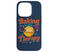 Cottura è la mia terapia Cucina Dolci Dolci Divertimento Culinario Custodia per iPhone 14 Pro