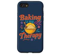 Cottura è la mia terapia Cucina Dolci Dolci Divertimento Culinario Custodia per iPhone SE (2020) / 7/8