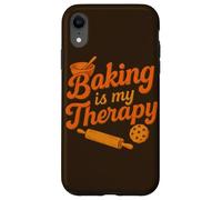 Cottura è la mia terapia Cucina Dolci Dolci Divertimento Culinario Custodia per iPhone XR