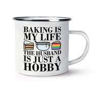 Cottura Is My Vita The Husband Solo Un Hobby Smalto Tazza Valentines Amore Baker
