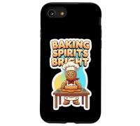 Cottura Spirits Bright Christmas Baker Gingerbread Man Natale Custodia per iPhone SE (2020) / 7/8