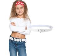 Coubeau Cintura Elastica in pelle per Bambini - Cintura Elasticizzata per 3-16 Ragazze e Ragazzi 16"-31,5"
