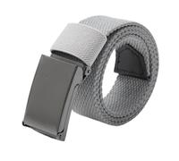 Coubeau Cinture in tela per ragazzi - Cintura giovanile regolabile per uniforme scolastica Cintura da golf per bambini con fibbia ribaltabile in argento