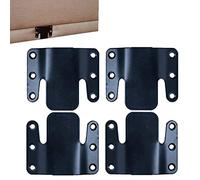 Couch Connector Hardware - Sectional Sofa Interlock Brackets, Furniture Fastening Kit | Universal Sectional Sofa Connection System, Heavy Duty Stainless Steel Joining Mechanism With Screw Set