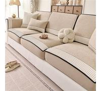 Couch Cover Chenille Sofa Cushion Pad, Non-Slip Furniture Protector, For Couches And Sectionals, Machine Washable, Pet Friendly(Light coffee,70 * 80cm)