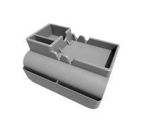 Couch Cup Holder Tray, 48 x 30 x 5 cm, in silicone antiscivolo, organizer con tasca laterale, spazioso per il, per il divano, per il viaggio e