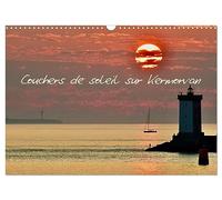 Couchers de soleil sur Kermorvan (Calendrier mural 2026 DIN A3 vertical), CALVENDO calendrier mensuel: Le phare de Kermorvan est situé au bout de la ... sur la commune du Conquet dans le Finistère