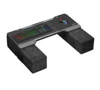Couchmaster CYCON³ Black HORIZONLIGHT Bar, tavolino ergonomico da gioco per divano, poltrona e letto, con hub USB per PC, PS4/5, Xbox One/Series X e laptop