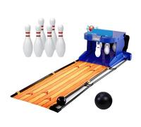 COUCHO Bowling Elettrico, Console per Giochi Sportivi con Palla da Bowling da Interno, con Reset Automatico, tabellone segnapunti Digitale a LED, Illuminazione e Suono di Simulazione