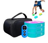 COUCHO Luci per Allenamento di Reazione Agile, Attrezzatura per Allenamento di Speed Boxing con Telecomando, migliora velocità e Tempo di Reazione, 4 modalità e 4 Colori di Luce