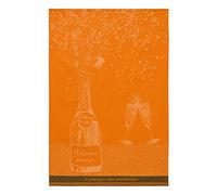 Coucke Asciugamano francese Cotton Jacquard - Selection Prestige, 50,8 x 76,2 cm, arancione, 100% cotone