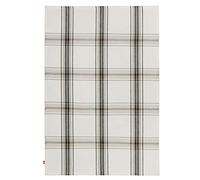 Coucke French Cotton - Strofinaccio da cucina, collezione francese, 20 x 30 cm, colore: Rosso (Nero/Piastrelle)