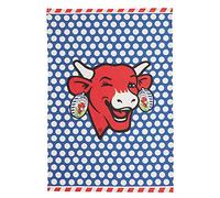 Coucke - Strofinaccio Mucca Qui Rit Retro 50 x 75 cm Blu