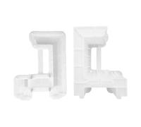 CoudarTitie 2 Pezzi Modello Blocchi Pozzo Cemento Mattoni Riutilizzabile in PP per Percorso Decorativo Adatto a Patio Parco Layout Giardino Cor, Style F