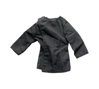 CoudarTitie Abbigliamento per Action Figure Maschile in 1/6: Camicia a Maniche Lunghe, Giacca Ampia Ed Elegante, per Bambole da 30 Cm (12 Pollici), Top Nero