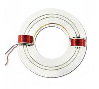CoudarTitie Acceleratore Scientifico Kit Esperimento Fisico Propulsione Elettromagnetica Thruster con Corpo in Acrilico Trasparente Progetto Hobbistico Didattico, Modello Insegnamento 2coil